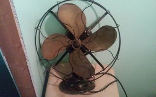 Vintage Emerson Brass Blade Fan Model 445168