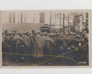 Old Russia Photo Wwi Russian And German Soldiers In Join Meeting Солдат