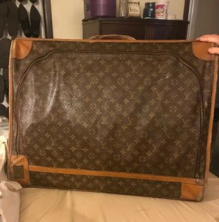Vintage Louis Vuitton By The French Company Pullman Suitcase 23 " X 18 " X 8 "