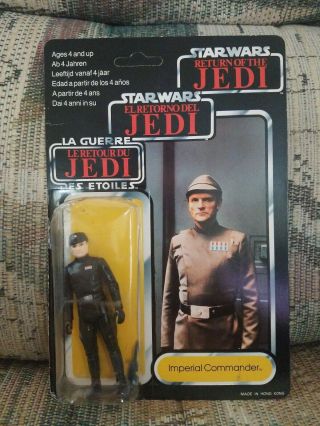 Star Wars Vintage Tri Logo Palitoy 79 Back Imperial Commander MOC 1983 ROTJ Rare 2