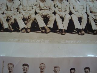 RARE 1941 PEARL HARBOR HAWAII 251st COAST ARTILLERY GROUP PHOTOS @ CAMP MALAKOLE 4