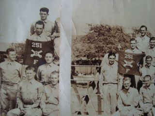 RARE 1941 PEARL HARBOR HAWAII 251st COAST ARTILLERY GROUP PHOTOS @ CAMP MALAKOLE 8