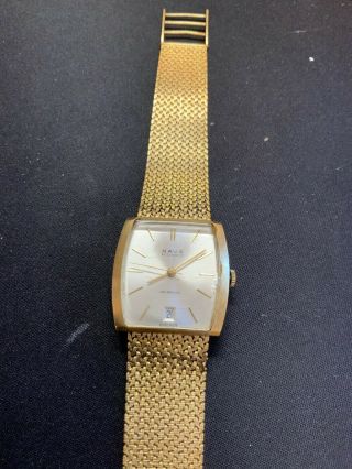 Nava Incabloc Swiss 14 ct Solid Gold Automatic Vintage Watch (circa 1970’s) 61g. 5