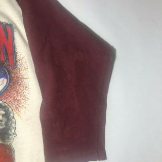 Vintage 1970 ' s Led Zeppelin Raglan Baseball Shirt Size.  L RARE Tour Shirt 7