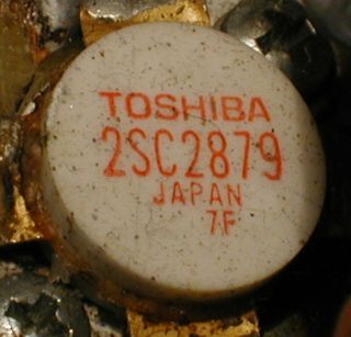 Vintage Linear Amplifier Stone Crab B.  C.  2x600 Custom Built (6) Toshiba 2SC2879 4