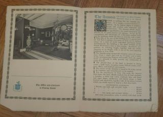 The Ansonia First Class Modern York City NYC Hotel Vintage Travel Brochure 2
