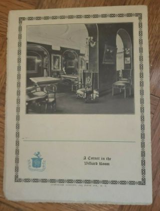The Ansonia First Class Modern York City NYC Hotel Vintage Travel Brochure 4