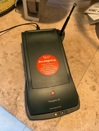 Vintage Apple Newton Messagepad 130 H0196,  With Charger & Dock & Battery