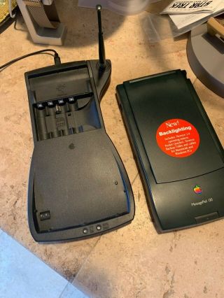 Vintage Apple Newton MessagePad 130 H0196,  WITH CHARGER & DOCK & BATTERY 4