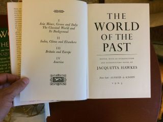 The World of The Past by Jacquetta Hawkes - 2 Volume Set/Slipcase - 1963 - Illustrated 7