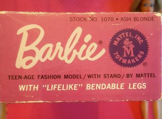 Vintage long haired American Girl Barbie Silver Ash W/box 3