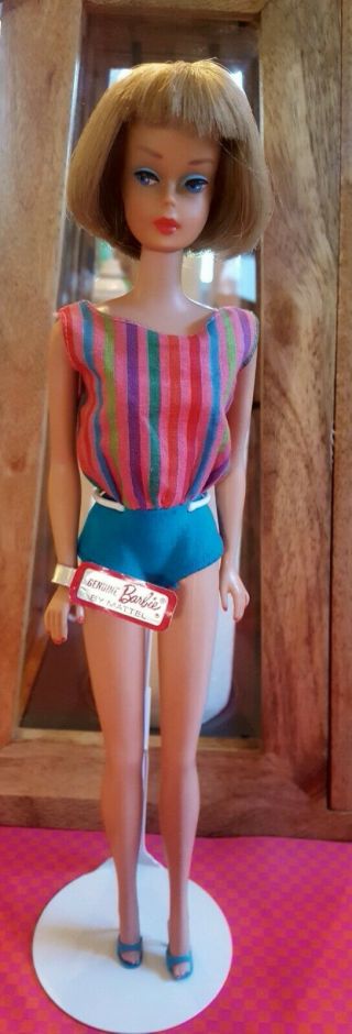 Vintage long haired American Girl Barbie Silver Ash W/box 6