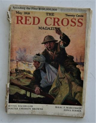 WW1 American Red Cross Magazines August 1915,  July 1917,  & May 1918 2
