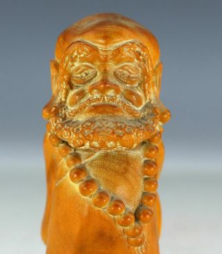 Chinese Exquisite Hand - carved Luohan Carving Wooden statue 3