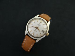 Vintage Omega Seamaster Gold & Steel Cross Hair Dial Automatic Cal 562