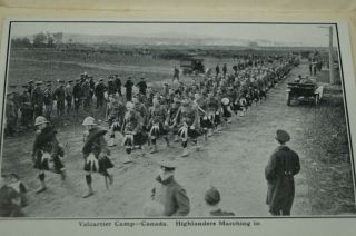 WW1 Canadian CEF valcartier mobilization Camp Canada photo accordion Postcard 6