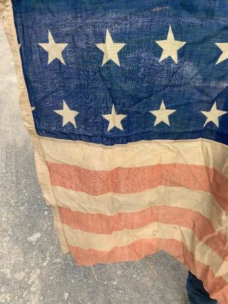 Vintage Antique 20 Star U.  S.  Flag 5 Foot NR 11