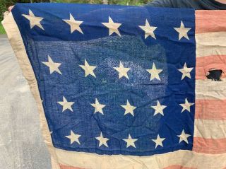 Vintage Antique 20 Star U.  S.  Flag 5 Foot NR 2
