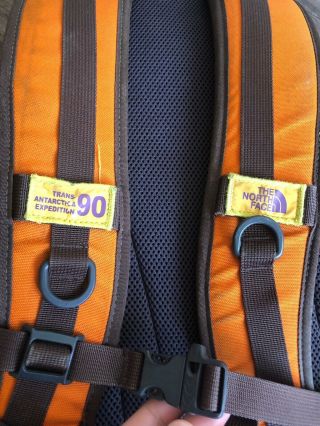 The North Face Vintage 1990 Nunatak Trans Antartica Backpack Orange Brown RARE 6