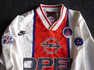 Vintage Retro Paris Saint Germain PSG shirt Jersey Nike Opel Long Sleeve 7