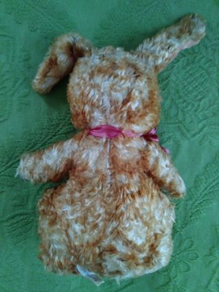 Vintage Rushton Rubber Face Faced Brown Stuffed Animal Plush Bunny Rabbit 50 ' s 8