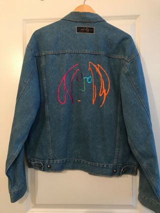 John Lennon Imagine Tour Jacket Vintage Jean X - Large