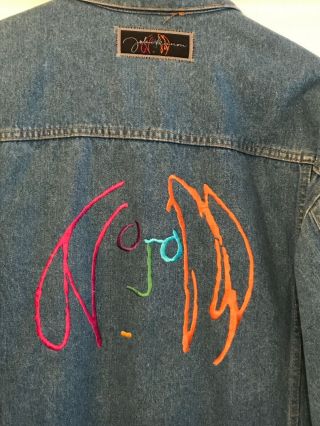 John Lennon Imagine Tour Jacket Vintage Jean X - Large 2