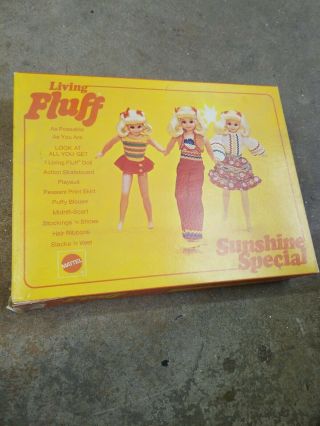 Incomplete Vintage Mattel Living Fluff Barbie Set,  Plus Bonus Peggy Ann Doll