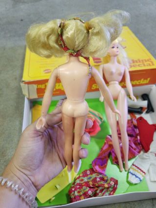Incomplete Vintage Mattel Living Fluff Barbie Set,  plus bonus Peggy Ann doll 6