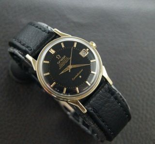 VINTAGE OMEGA CONSTELLATION PIE PAN GOLD & STEEL AUTOMATIC CAL.  561 REF.  168.  005 2