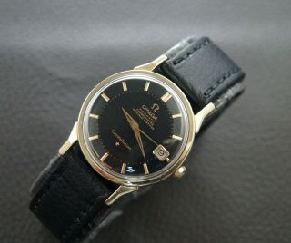 VINTAGE OMEGA CONSTELLATION PIE PAN GOLD & STEEL AUTOMATIC CAL.  561 REF.  168.  005 3