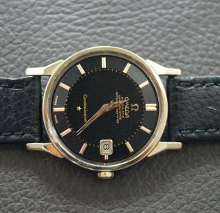 VINTAGE OMEGA CONSTELLATION PIE PAN GOLD & STEEL AUTOMATIC CAL.  561 REF.  168.  005 5