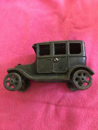 Antique Cast Iron Art Ford Model T Toy Car Jm137 1918 Euc Collectible