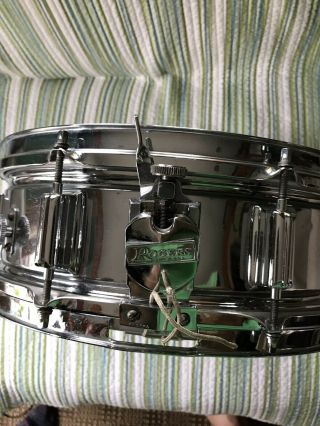 Rogers Powertone Snare Drum Cleveland? Vintage 5 X 14 Cob 8 Lug B&b