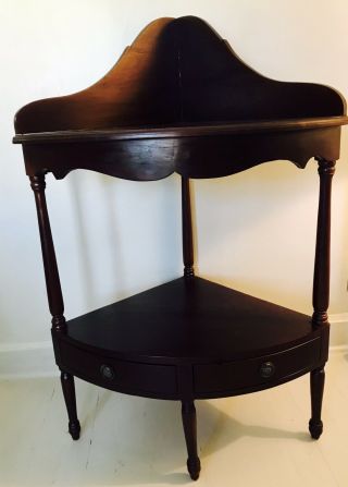 Vintage Large Corner Table