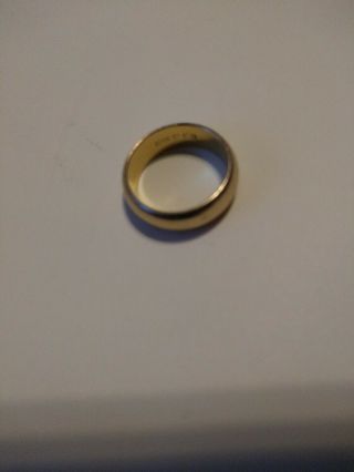 Heavy Vintage 18k Gold women Wedding/Engagement Band/Ring Not Scrap sz.  6 4