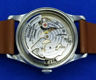 Rare Vintage Richard Bumper Automatic Stainless Steel Mens Wristwatch Swiss 3