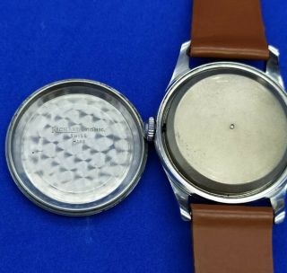 Rare Vintage Richard Bumper Automatic Stainless Steel Mens Wristwatch Swiss 5