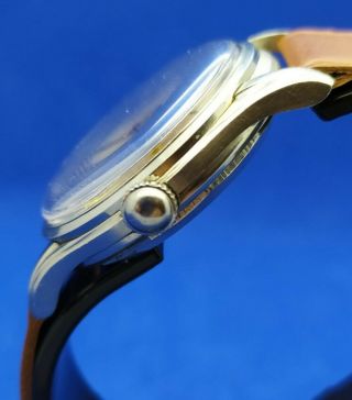 Rare Vintage Richard Bumper Automatic Stainless Steel Mens Wristwatch Swiss 9