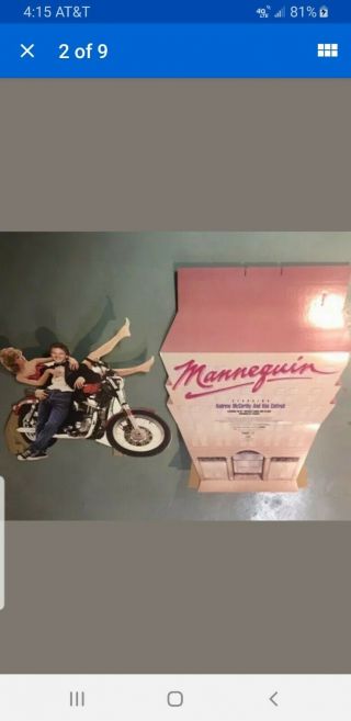 Mannequin 1987 Vintage Movie Standee Video Store 3D Display Old Stock inBox 2