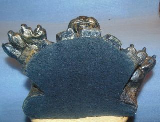 Rare Vintage 1980 Missouri Tigers Bronzed Stone Resin Statue MIZZOU 10