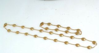Marco Bicego 750 Italy 18k Yellow Gold Necklace Bracelet Set