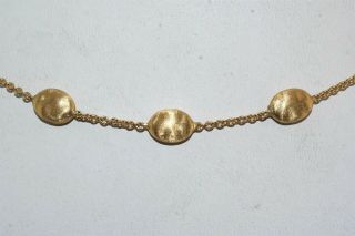 Marco Bicego 750 Italy 18k Yellow Gold Necklace Bracelet Set 3