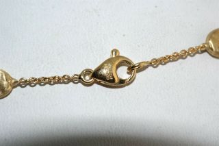 Marco Bicego 750 Italy 18k Yellow Gold Necklace Bracelet Set 5