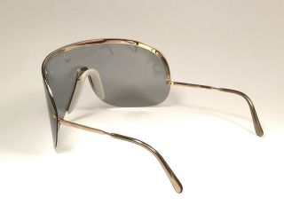 VINTAGE PORSCHE DESIGN 5620 MASK GOLD GREY MONO LENS 1990 ' S LARGE AUSTRIA 6