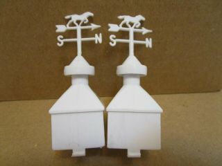 Vintage Marx Farm Play Set Cupola & Weather Vane Pair