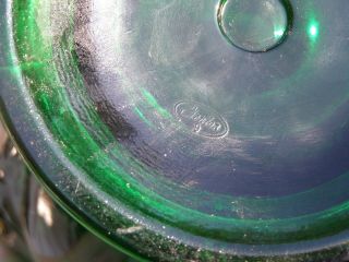 FENTON GREEN GLASS VASE LAMP WITH ALADDIN OIL POT AND VINTAGE MOD B BURNER 6