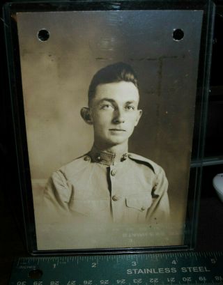 Ww1 1917 Photo Usmc Officer Photo Egas Marine Corps Paymaster General In Ww2