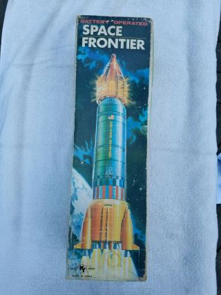 Vintage Nasa Tin Rocket Ship Space Frontier Apollo 60 