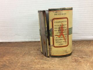 Vintage Marathon Endurance motor oil can quart 4